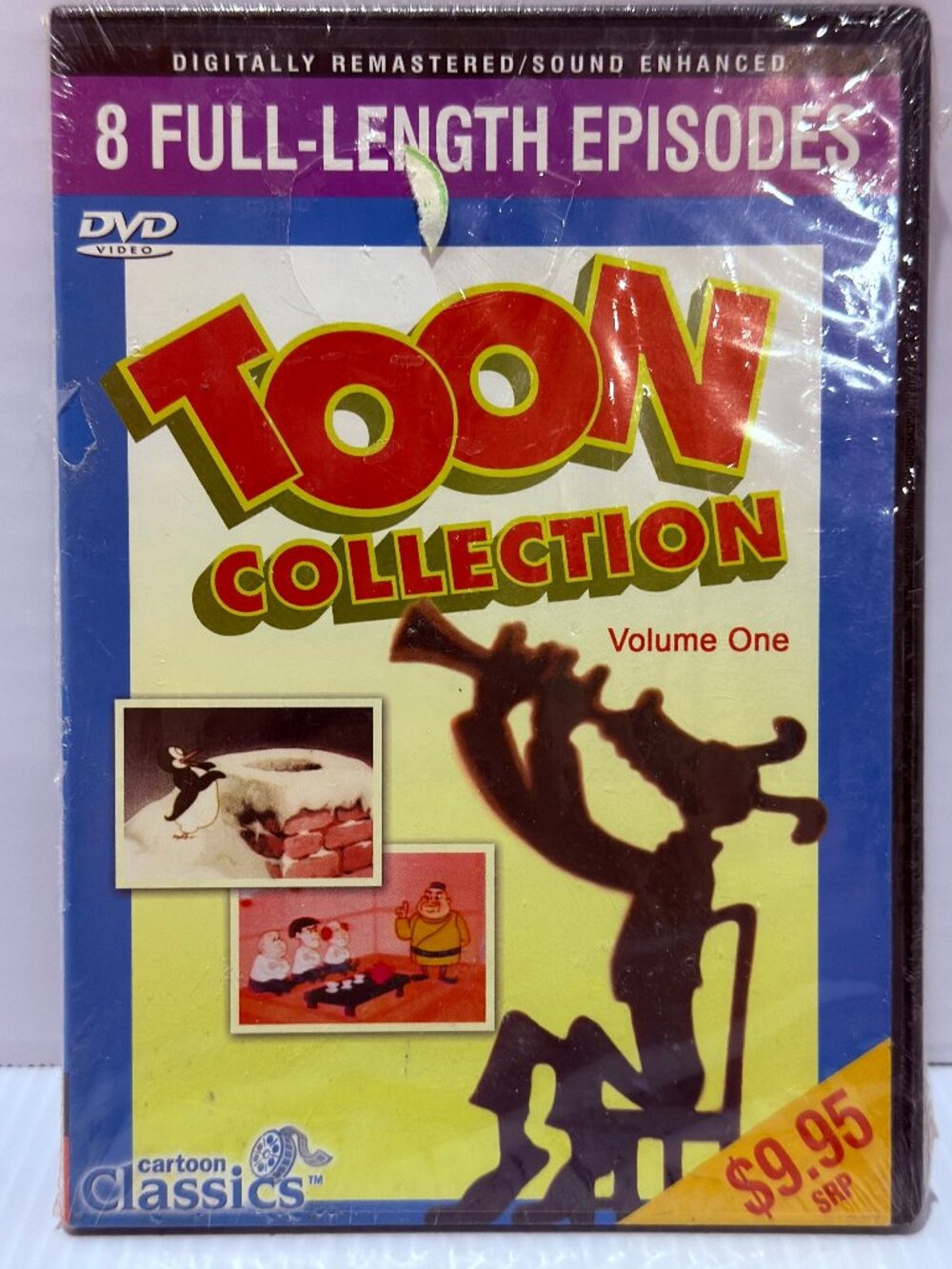 NEW Toon Collection Vol 1 Dvd Cartoon Classics 8 Full-Length Episodes Slim Case